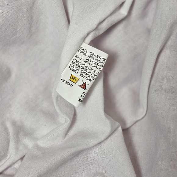 80s Pacific Trail Pink Windbreaker Pullover XL Hood Vintage Jacket Coat Tags - Picture 12 of 16